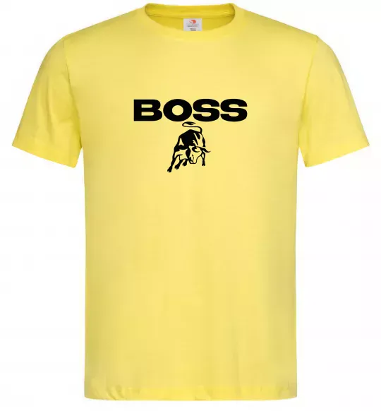 Мужская футболка Lamborghini boss Лимонный фото