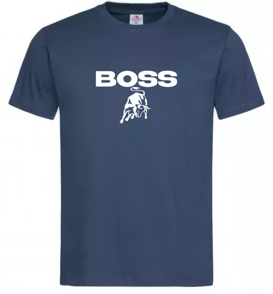 Мужская футболка Lamborghini boss Темно-синий фото
