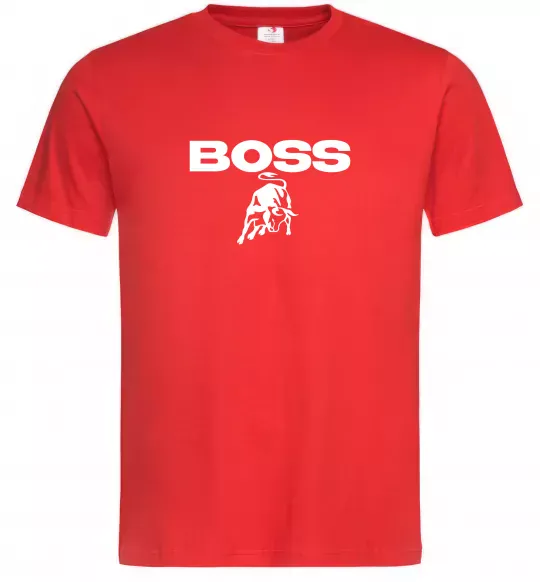 Мужская футболка Lamborghini boss Красный фото