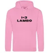 Женская толстовка (худи) I <3 Lambo Розовый фото