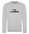 Світшот I <3 Lambo Сірий меланж фото