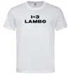 Чоловіча футболка I <3 Lambo Білий фото