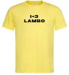 Чоловіча футболка I <3 Lambo Лимонний фото