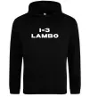 Мужская толстовка (худи) I <3 Lambo Черный фото