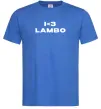 Чоловіча футболка I <3 Lambo Яскраво-синій фото