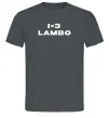 Чоловіча футболка I <3 Lambo Графіт фото