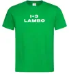 Чоловіча футболка I <3 Lambo Зелений фото