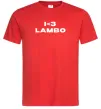 Чоловіча футболка I <3 Lambo Червоний фото