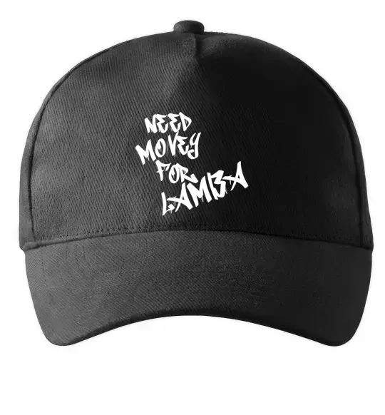 Кепка Need money for Lamba Черный фото