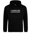 Чоловіча толстовка (худі) I love Lamborghini Чорний фото