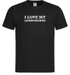 Чоловіча футболка I love Lamborghini Чорний фото