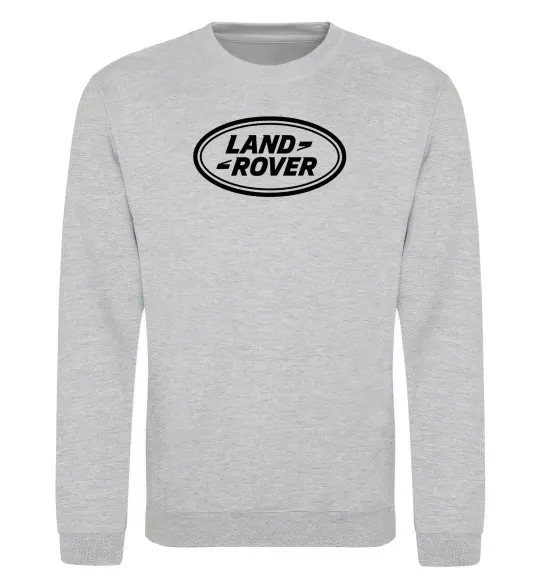 Свитшот Land Rover logo Серый меланж фото