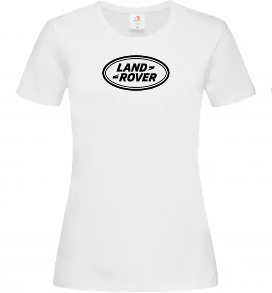 Жіноча футболка Land Rover logo Білий фото