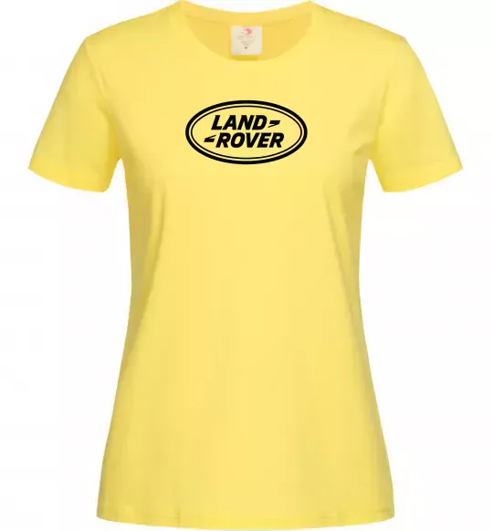 Жіноча футболка Land Rover logo Лимонний фото