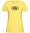 Жіноча футболка Land Rover logo Лимонний фото