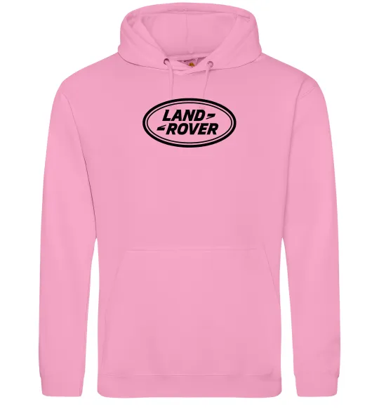 Мужская толстовка (худи) Land Rover logo Розовый фото