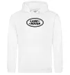 Женская толстовка (худи) Land Rover logo Белый фото