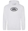 Женская толстовка (худи) Land Rover logo Серый меланж фото