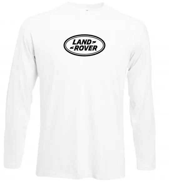 Лонгслів Land Rover logo Білий фото