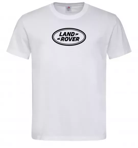 Мужская футболка Land Rover logo Белый фото