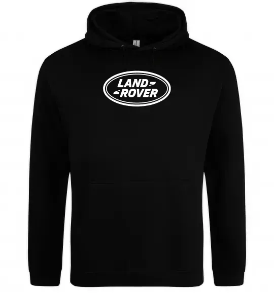 Женская толстовка (худи) Land Rover logo Черный фото