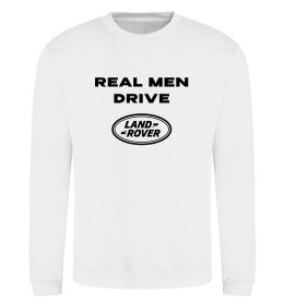 Світшот Real men drive Land Rover