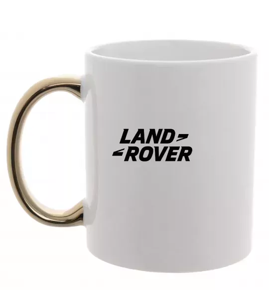 Чашка з кольоровою ручкою Land Rover Золото фото
