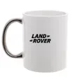 Чашка з кольоровою ручкою Land Rover Срібло фото
