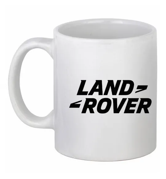 Чашка керамическая Land Rover Белый фото
