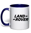 Чашка с цветной ручкой Land Rover Глубокий темно-синий фото