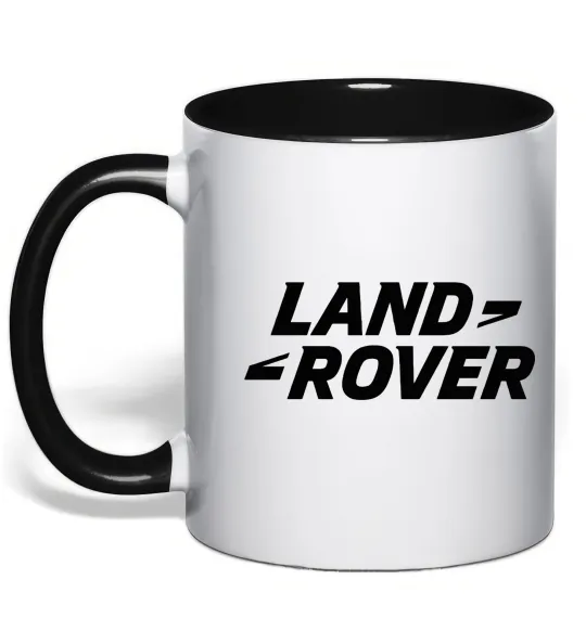 Чашка с цветной ручкой Land Rover Черный фото