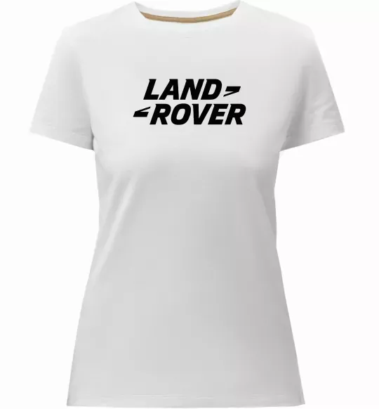 Жіноча преміум футболка Land Rover Білий фото