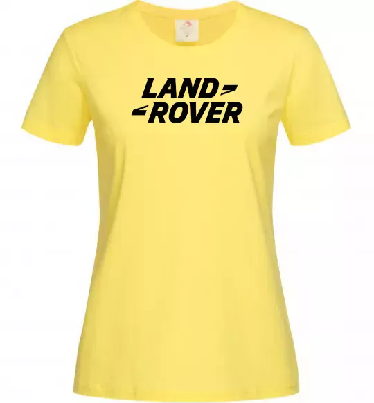Жіноча футболка Land Rover Лимонний фото