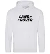 Мужская толстовка (худи) Land Rover Серый меланж фото