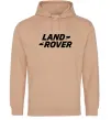 Женская толстовка (худи) Land Rover Песочный фото