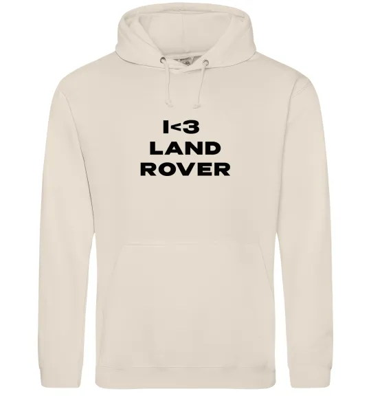 Мужская толстовка (худи) I <3 Land Rover Таш фото