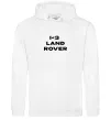 Жіноча толстовка (худі) I <3 Land Rover Білий фото