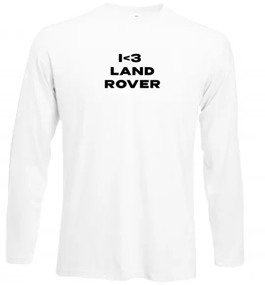 Лонгслів I <3 Land Rover Білий фото