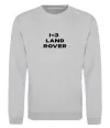 Свитшот I <3 Land Rover Серый меланж фото