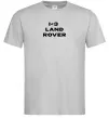 Мужская футболка I <3 Land Rover Серый фото