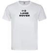 Мужская футболка I <3 Land Rover Белый фото