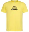 Мужская футболка I <3 Land Rover Лимонный фото