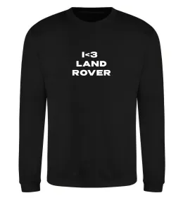 Свитшот I <3 Land Rover Черный фото