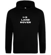 Мужская толстовка (худи) I <3 Land Rover Черный фото