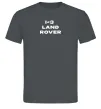 Мужская футболка I <3 Land Rover Графит фото