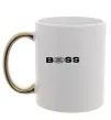 Чашка с цветной ручкой Land Rover Boss Золото фото