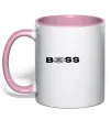Чашка с цветной ручкой Land Rover Boss Нежно розовый фото