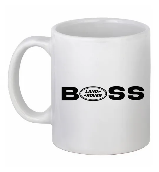 Чашка керамическая Land Rover Boss Белый фото