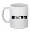 Чашка керамическая Land Rover Boss Белый фото