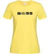 Женская футболка Land Rover Boss Лимонный фото